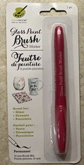 Color Factory Glass Paint Brush Marker Waterbased Permanent – Pink