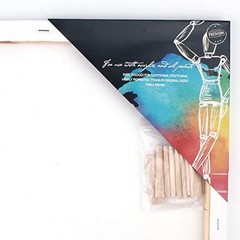 AR1001/GE Nassau Fine Art Canvas 30 x 30, White, Normal