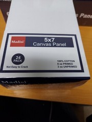 (3) 24 Pack Canvas Boards for Painting Blank Small Art Canvases Panels new