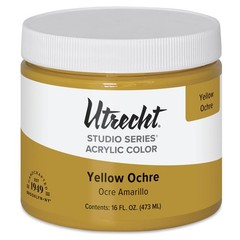 Studio Series Acrylic Paint Yellow Ochre Pint Art Craft Project Supplies