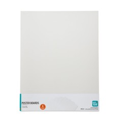 Heavyweight White Poster Board 22×28 Inches Pack of 6 Large Posterboard Sheets
