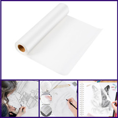 Tracing Paper Roll 18 Inch x30 Yards White Translucent Pattern Paper Trace Paper