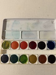 Royal Talens Transparent Watercolours 12 Pan Watercolor Set 31MP12 paint art