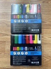 2x Posca Paint Markers, Medium Point Marker Tips, PC-5M Assorted Ink 8 Count NEW