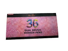36 Color Set Dual Brush Marker Pens