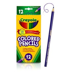 Crayola Assorted Colored Pencils – 12 Colors Per Box (Lot of 5) NIB D16