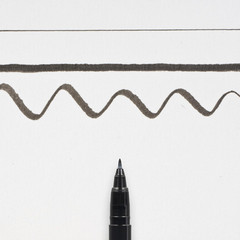 PIGMA BRUSH PEN ARTISTIC BRUSH BRUSH MARKER – FINE – PROFESSIONAL USE, Black