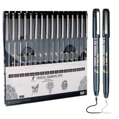 Micro Fineliner Drawing Art Pens Calligraphy Pens for Artist Drawing Supplies…