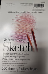 Strathmore 200 Series Sketch Pad 5.5 in x 8.5 in / 100 Sheets