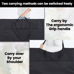 48×36 Inch Large Art Portfolio Bag with Nylon Shoulder Strap, Lightweight Wat…
