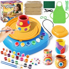 Arts and Crafts for Kids Ages 8-12, Pottery Wheel Kids, Small, BLUE