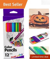 Colored Pencils for Drawing – Set of 12 Assorted Colors, Fade-Resistant
