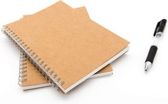 Portable Blank Sketch Book Pad 2-Pack – Ideal for Creative Writing & Travel