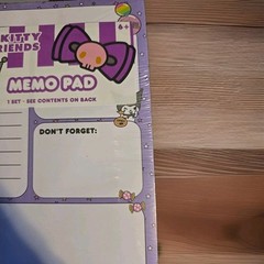 Brand-new Sanrio Hello Kitty & Friends KUROMI 80 Sheet & Pen Memo Pad