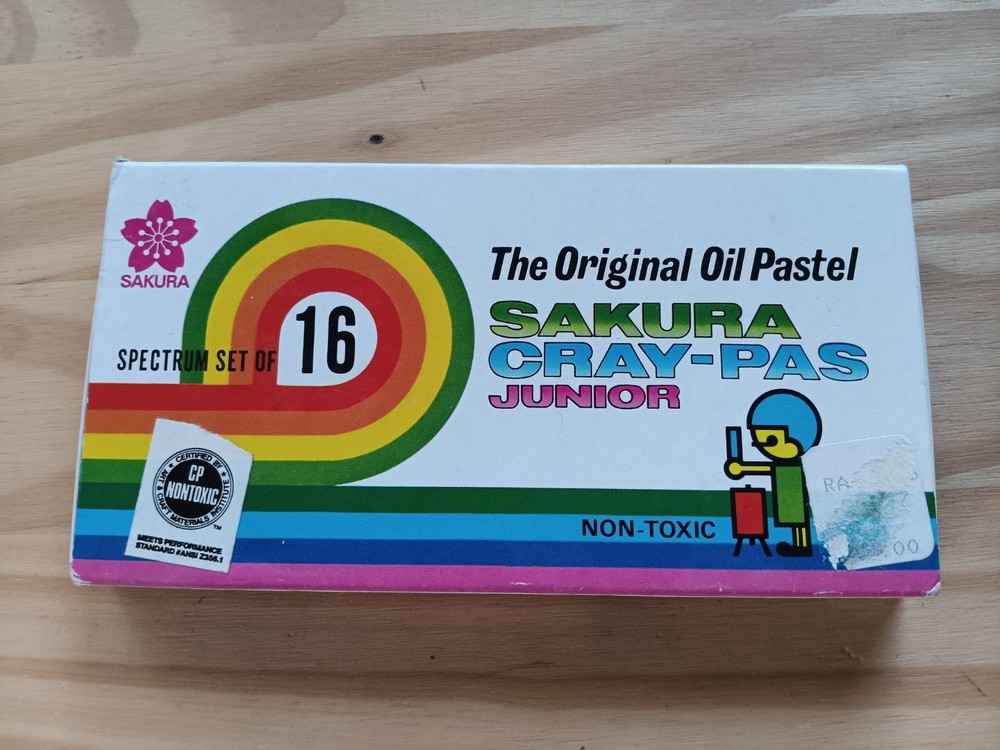 Sakura Cray-Pas Oil Pastels Spectrum Set of 16 Colors Standard Japan XEP-16