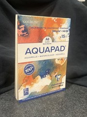Clairefontaine Goldline AQUAPAD Watercolor Mini sketchbook 4 X 6 Inches NEW 🎨
