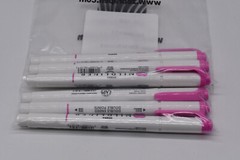 (6) Zebra Pen Mildliner, Double Ended Highlighter, Broad and Fine Tips, FUCHSIA