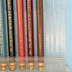 Vtg 1950’s Eagle Verithin Chemi Sealed Art Set 796 w/Case orig. 10 of 12 Pencils