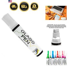 Glass Pen Window Marker: Liquid Chalk Pens for Glass, Whiteboard Markers with…