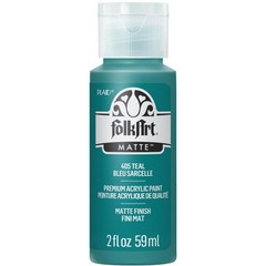 Acrylic Paint in Assorted Colors (2 oz), 405, Teal