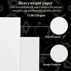 Sketch Book for Kids, 9″ x 12″ Kid Sketchbook, 100 Sheets 73lb/120gsm Thick D…