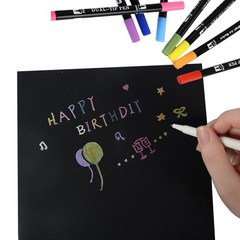 Black Canvas Board for Painting, 12 Pack Multi Size 11×14, 9×12, 8×10, 5×7(3 …