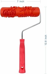 Hanroy 7” Patterned Paint Roller for Wall Decoration Classic Brick EG346T