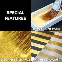 [US Tax Paid] Kuretake Gansai Tambi Starry Colors 6 Watercolor Set MC20SC/6V NEW