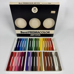 VTG Berol Prismacolor 1954 Art Stix 36 Piece Set- Lightly Used, Missing 2 Pieces