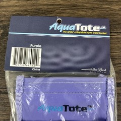 Aqua Tote Portable Artists Water Bucket Travel Collapsible Brush Holder Painting
