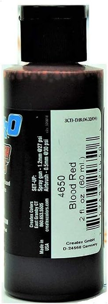 Auto-Air Colors Candy2o Blood Red 4650 2oz Waterborne Custom Paints