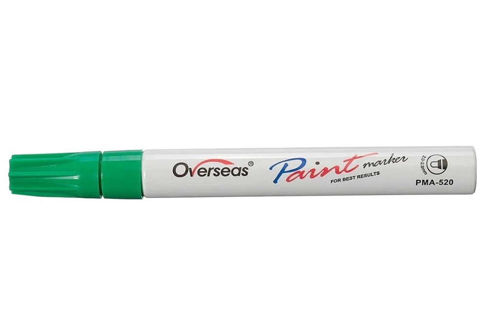 GREEN color Oil Based PAINT MARKER Fine Point permanent Marking Pen PMA-520