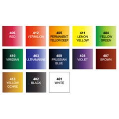 SHINHAN Professional Watercolor Paint 7.5ml Tubes 13 Color Set