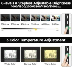 Zocelight Rechargeable A3 Light Board with Built-in Stand & Bag,Super Bright …