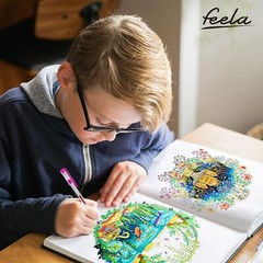 feela Gel Pens Set, 260 Pack 130 Colored 130 Colors With 130 Refills