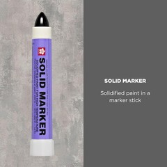 Professional Sakura Solid Paint Marker – Waterproof, Non-Toxic Black Ink, 1 Pack