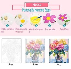 Red Rose and Raven DIY Paint by Number for Adults Beginners Delicate Flowers …