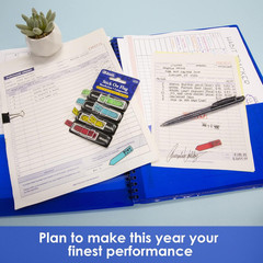 Neon Page Marker Dispensers, Sticky Notes for Study Materials, Office Use, Sign