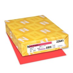 Neenah Astrobrights® Bright Color Paper, 500 Count (Pack of 1), Rocket Red