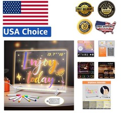 Illuminated Acrylic Drawing Board – 4 Modes & Free Standing Design for Events