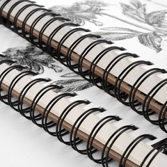 2 Pack AGPtEK Art Sketchbook Spiral Bound Pads 100 Sheets Drawing Paper 9″ x 12″