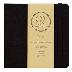 Vienrose Watercolor Sketchbook, 5.5″x5.5″ Watercolor Journal with 24 Sheets 1…