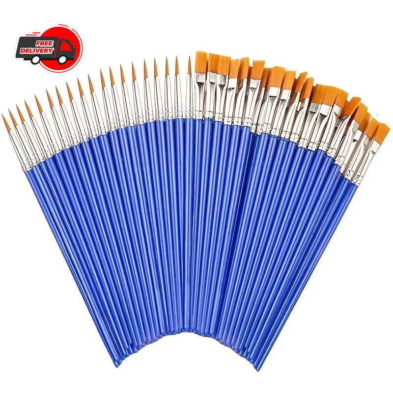 20pcs Painting Brushes For Painting Handcraft Arts And Craft For Artistic Multif