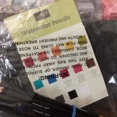 Stampin Up! Watercolor Colored Pencils Set of 13 Brand New Free Shipping