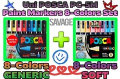 💥NIB💥 Uni POSCA Water-Based Paint Marker Sets‼️BUNDLES‼️ PC-5M PC-3ML PC-5BR