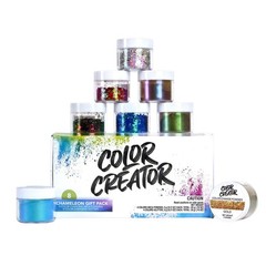 Color Creator Powders & Glitters 8 Packs, Versatile DIY Art Supplies and Craf…