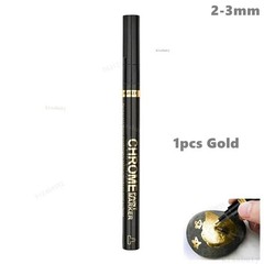 Chrome Mirror Marker Pen Waterproof Paint for Glass Ceramic Rock Plastic DIY Art