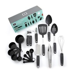 Gibson Home Total Kichen Chefs Better Basics 18-Piece Gadgets and Tools Combo…