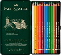 Faber-Castell Art & Graphic Polychromos Colour Pencil, 12 pk | Open Box