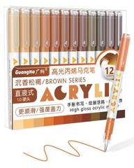 168 Color Acrylic Gel Pens Journaling Coloring Books RollerBall Tip Art